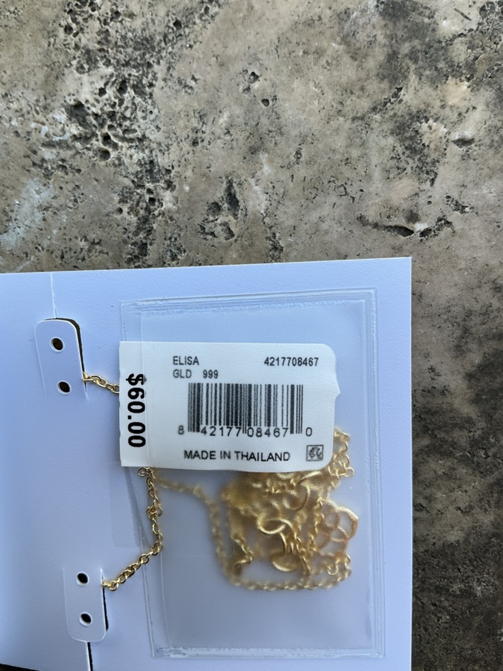 KENDRA SCOTT Gold Toned Elisa Cobalt Howlite Necklace - Picture 4 of 5